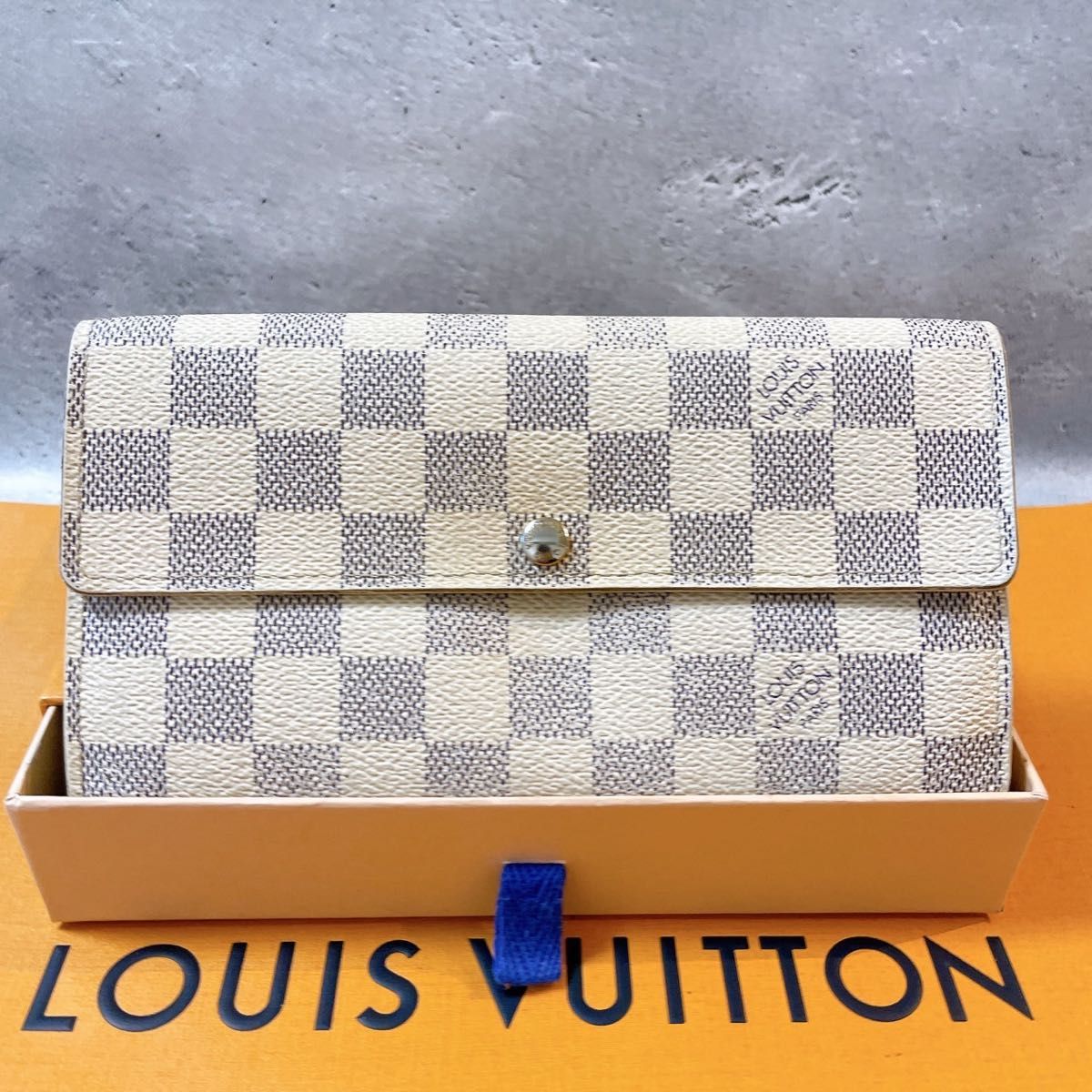LOUIS VUITTON ルイヴィトン ダミエ ダミエアズール ポルトフォイユ