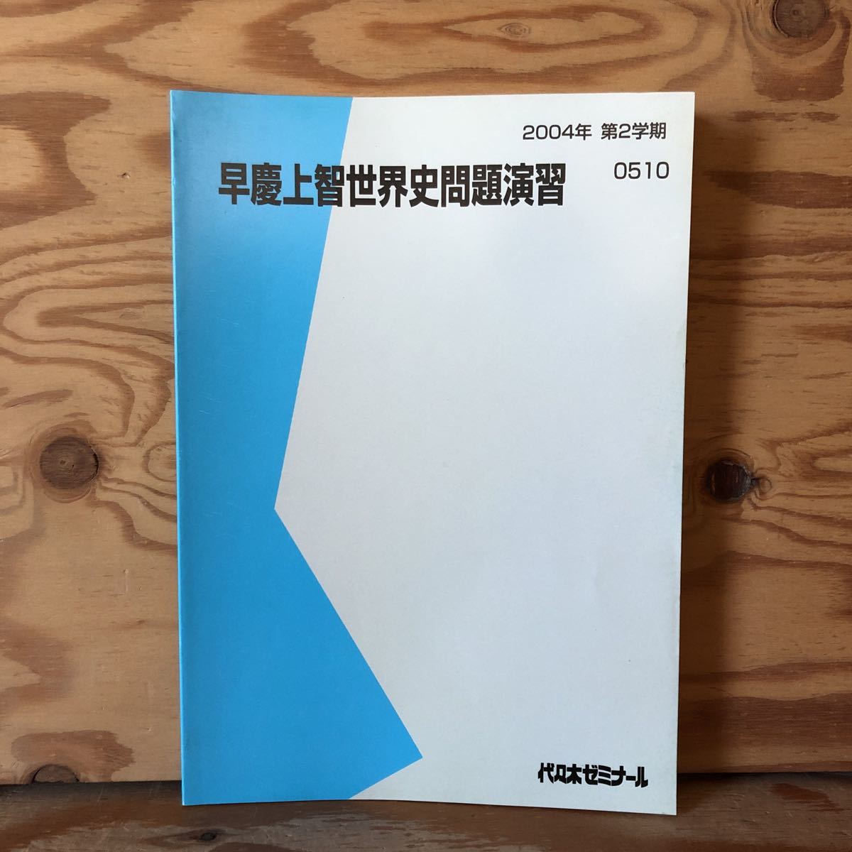 K3JJ2-230228 レア［早慶上智世界史問題演習 2004年 第2学期 0510 代々木ゼミナール］ウィーン体制時代 帝国主義下のアジアの民俗運動_画像1