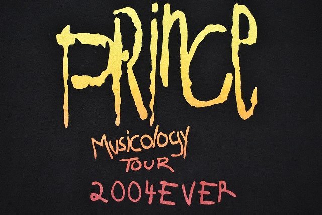 美品 PRINCE プリンス 2004ツアー Tシャツ tt218 アメリカ古着 XL