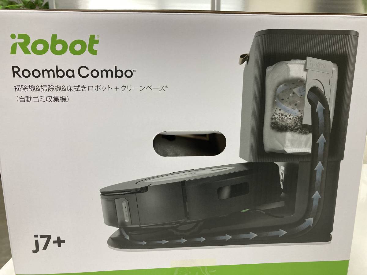 新品、未使用　iRobot アイロボットルンバ c755860 [ロボット掃除機 ルンバコンボ j7＋（Roomba Combo j7＋）_画像1