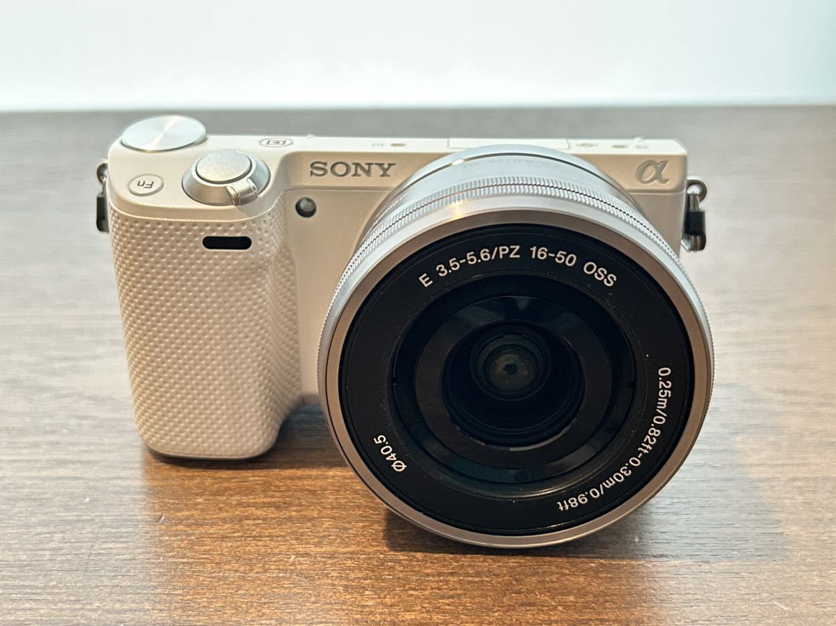 2492ショット SONY α NEX-5R パワーズームレンズキット NEX-5RL W