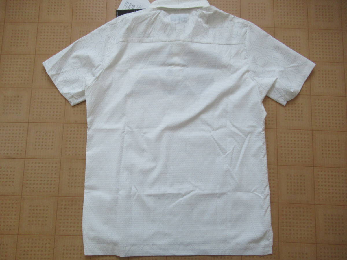 即決新品 New Balance GOLF 半袖シャツ ホワイト 4サイズ Mサイズ相当 ニューバランス ゴルフ_画像4