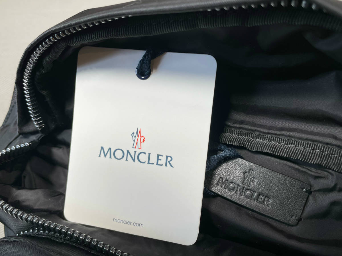 新品 本物 モンクレール MONCLER ベルトバッグ DURANCE ブラック 黒 バック ウエストポーチ ボディ バッグ ロゴ 肩掛け ショルダー_画像8