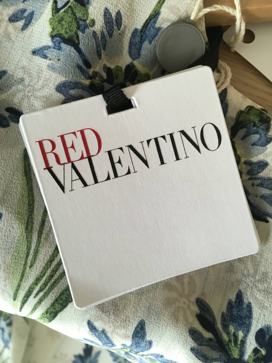 極美品 RED VALENTINO レッドヴァレンティノ シルク ワンピース42(中古 