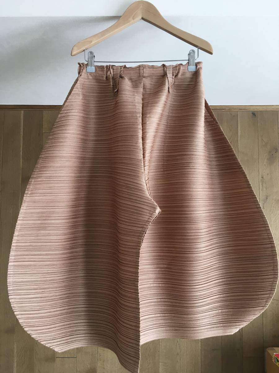 極美品 PLEATS PLEASE プリーツプリーズ 変形 プリーツ パンツ3 PP91
