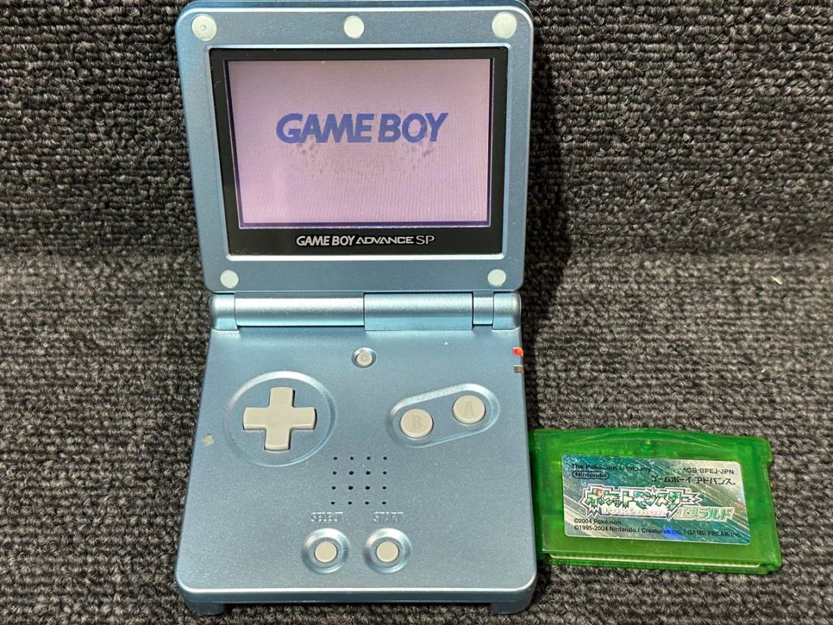 110・任天堂/nintendo ゲームボーイアドバンスSP 本体 パールブルー