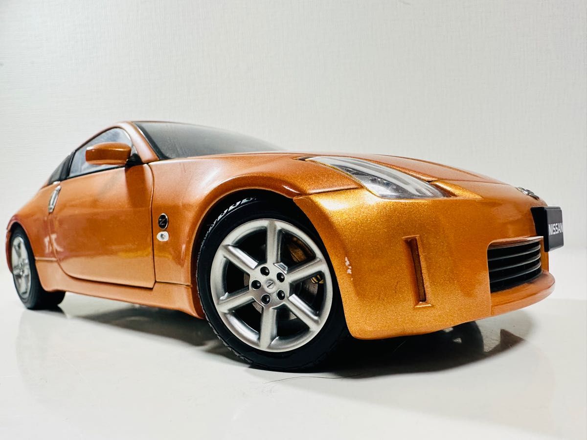 AutoArtオートアート/Nissan日産 FairladyフェアレディZ 350Z Z33 オレンジ 1/18 絶版ルース