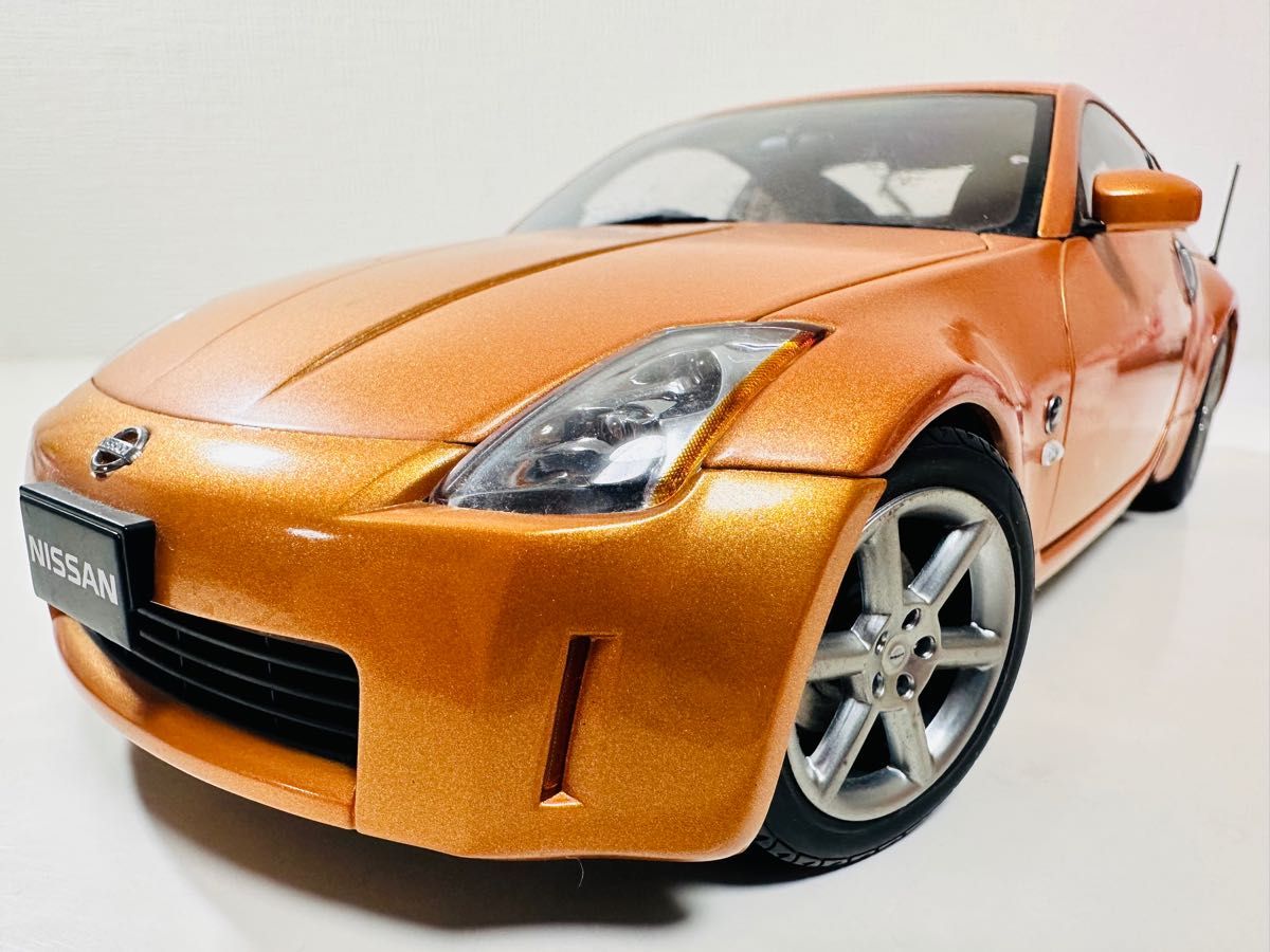 AutoArtオートアート/Nissan日産 FairladyフェアレディZ 350Z Z33 オレンジ 1/18 絶版ルース