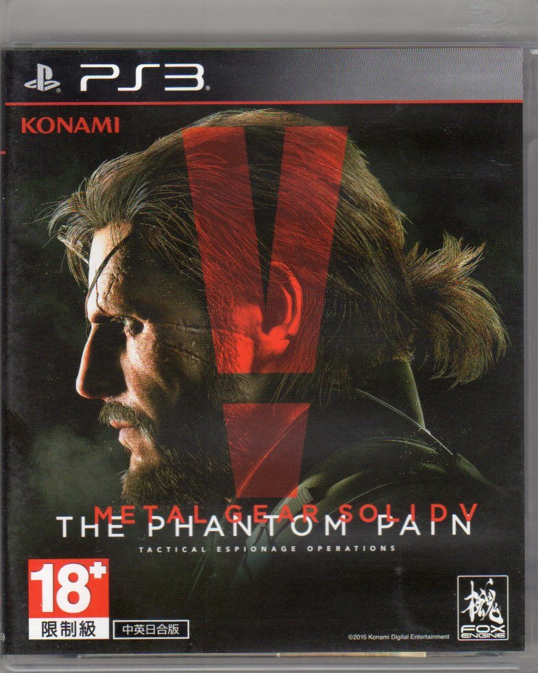 PS3◆METAL GEAR SOLID V: THE PHANTOM PAINメタルギアソリッド5　ファントムペイン(中英日韓合版)_画像1