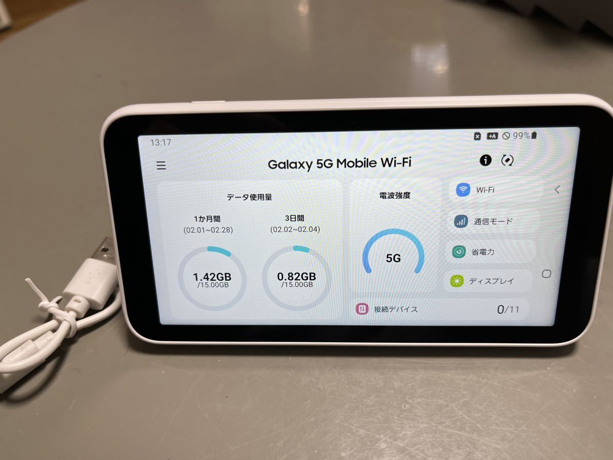 Galaxy 5G Mobile wifi SCR01 美品 Rakuten アンリミット使えます！