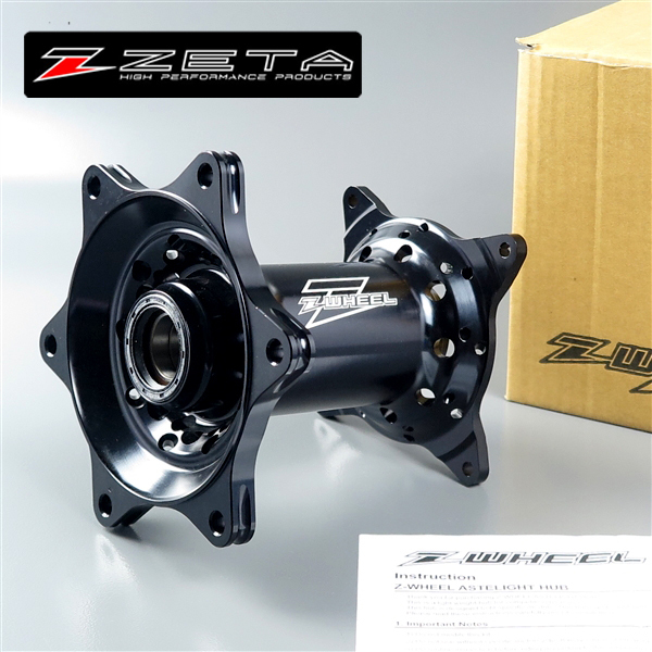 ◇CR125R/CR250R CRF250R/X CRF450R/X Z-WHEEL アステライトハブ 36本スポーク仕様 リア/ブラック 展示品/ホイールハブ (W41-11241)_画像1