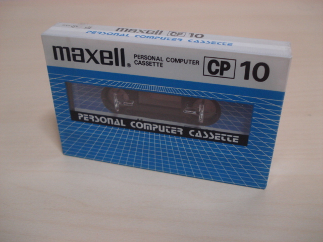 [送料無料 即決] maxell カセットテープ パーソナルコンピュータ用　CP10 未開封品_画像1