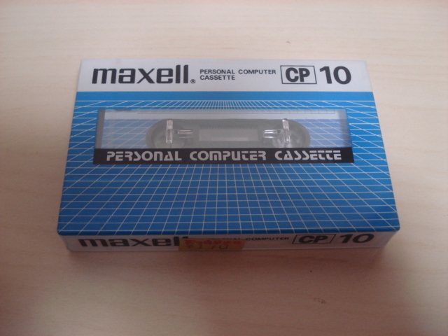 [送料無料 即決] maxell カセットテープ パーソナルコンピュータ用　CP10 未開封品_画像2