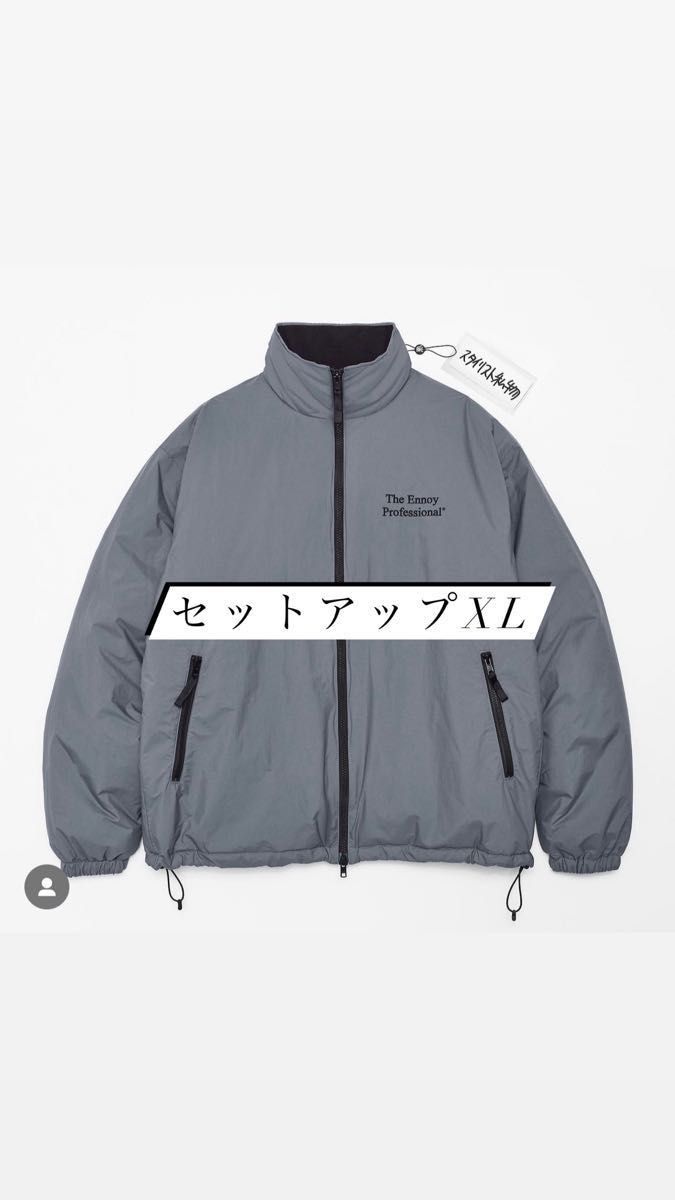 ENNOY NYLON PADDED JACKET+PANTS 中綿シャカシャカ | nate-hospital.com