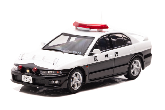 RAI'S 1/43 三菱 ギャラン VR-4 (EC5A) 2002 警視庁 高速道路交通警察隊車両【速10】(H7430210)_画像2