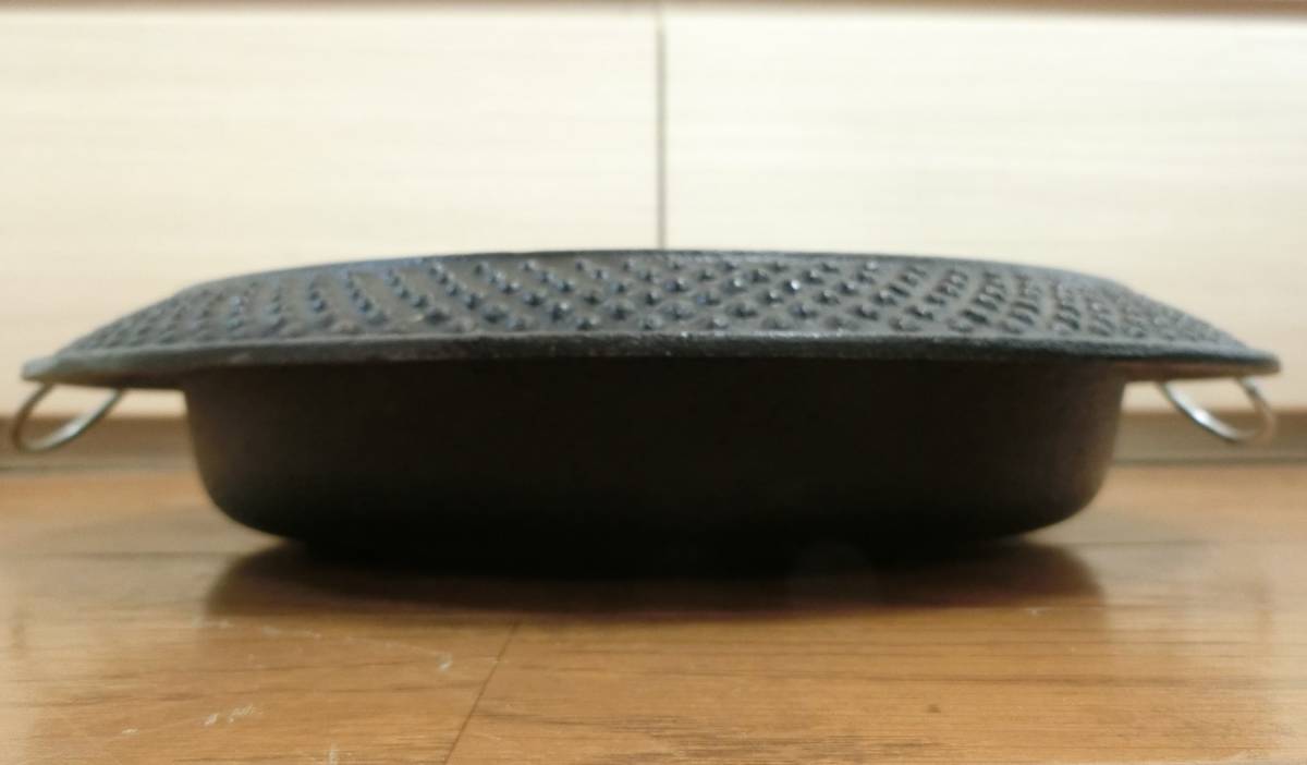 中古 南部鉄 すきやき鍋 直径22 5cm (検索用 22cm 23cm) 南部 中古 南部鉄 すきやき鍋 直径22 5cm (検索用 22cm 23cm) 南部