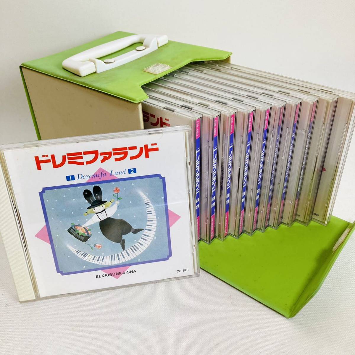 910.送料無料☆ドレミファランド　CD 全巻セット CD11枚組　世界文化社　童謡　歌　子供　キッズ　正規品　廃盤品