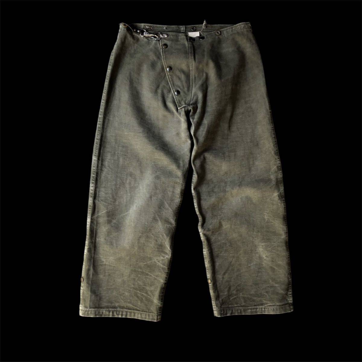 休日限定 50s US.Army Trousers Firemans W33L31 Fireman Pants 50年代