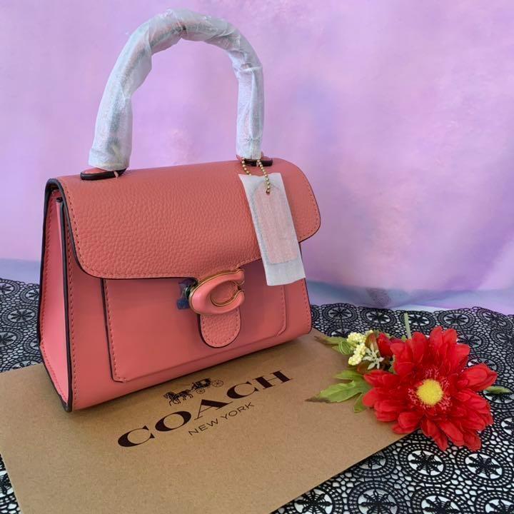 通販在庫 COACH コーチ タビーショルダーバッグ ピンク gx7QD