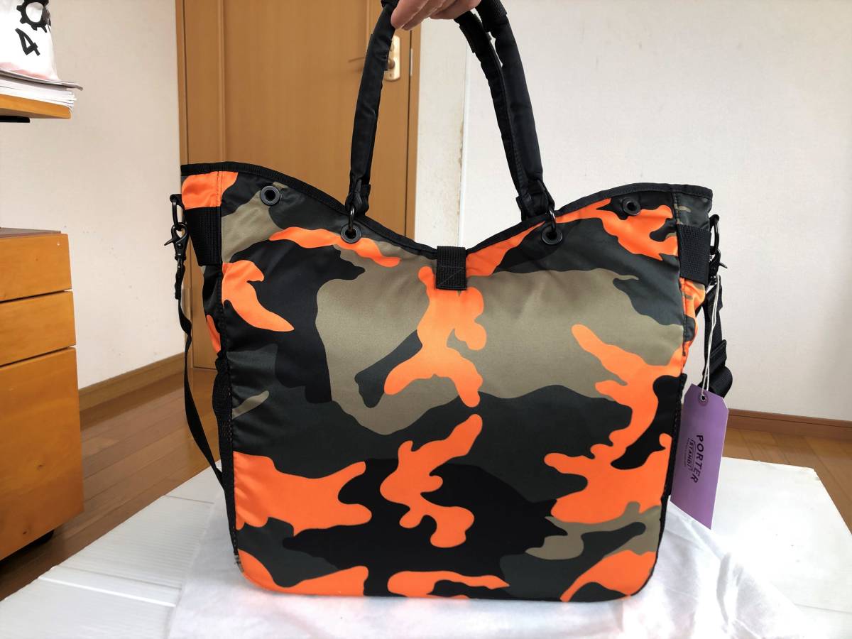 国産品 PS(ポータースタンド)限定!カモ 2ウェイトートバッグ