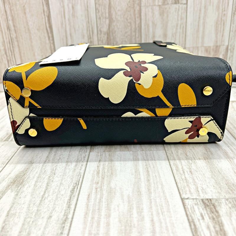 マルニ MARNI 2WAYショルダーバッグ フラワー ブラック-