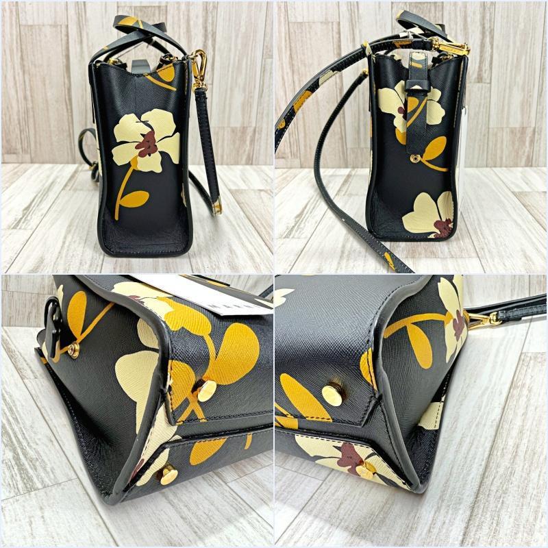 マルニ MARNI 2WAYショルダーバッグ フラワー ブラック-