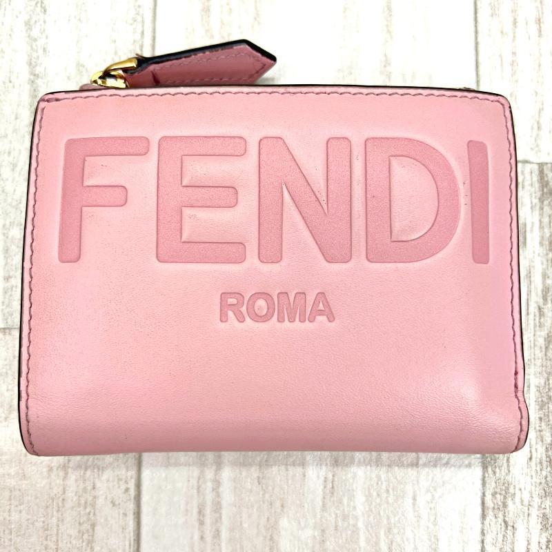 フェンディ FENDI エフイズ 二つ折り財布 コンパクトウォレット ミニ