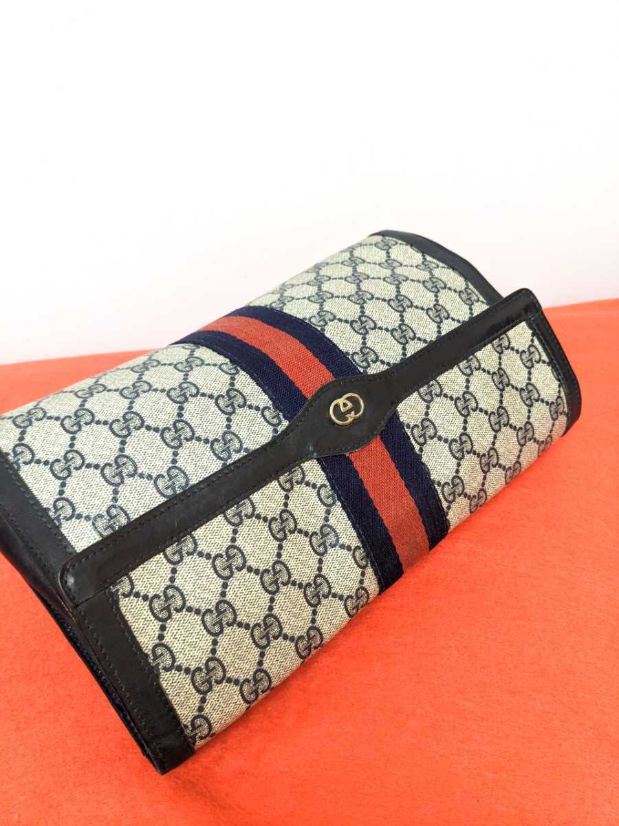 良品 極上 Gucci シェリーライン クラッチバッグ セカンドバッグ
