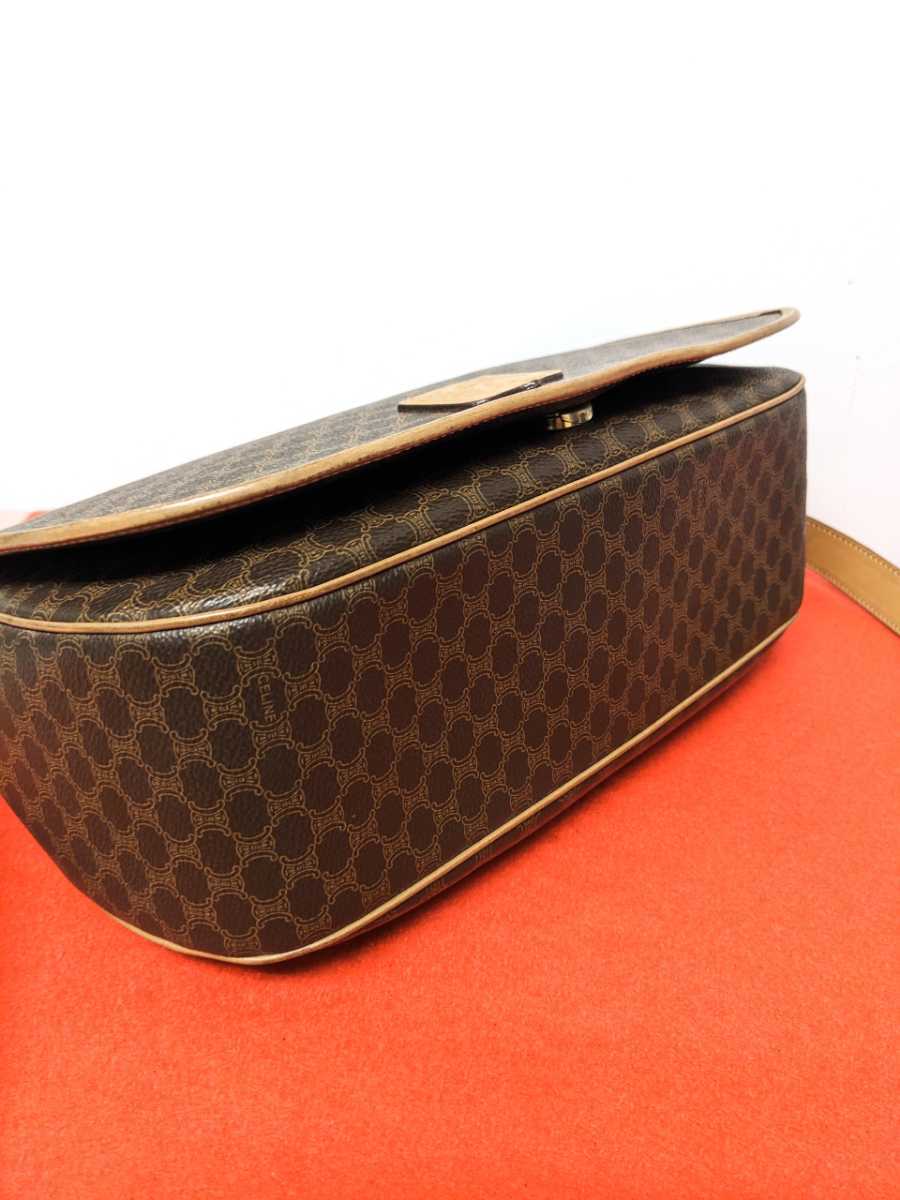 美品 極希少!Celine セリーヌ マカダム柄ショルダーバッグ 廃盤 レア