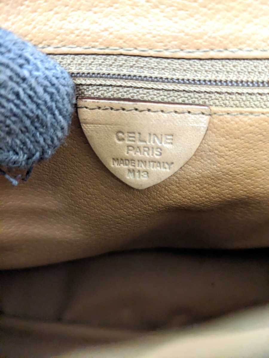 美品 極希少！Celine セリーヌ マカダム柄ショルダーバッグ 廃盤 レア