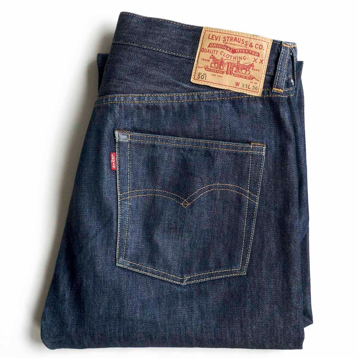 【アメリカ製】 LEVI'S VINTAGE CLOTHING【 66501/501XX BIG E デニムパンツ 】33×36 コーンデニム インディゴ wl y2302044_画像1