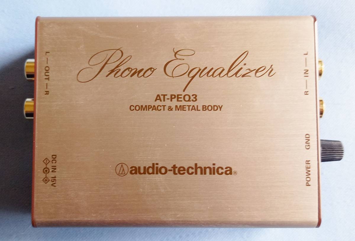 フォノイコライザー AUDIO TECHNICA ATPEQ3 使用感小 アダプター付(中古)のヤフオク落札情報