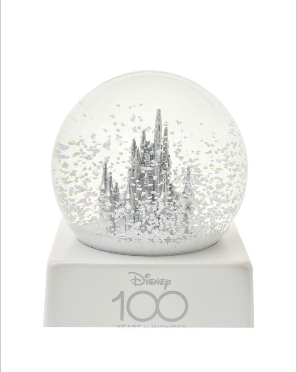 ミッキー＆フレンズ スノードーム 城 The Disney100 Platinum Celebration Collection｜PayPayフリマ