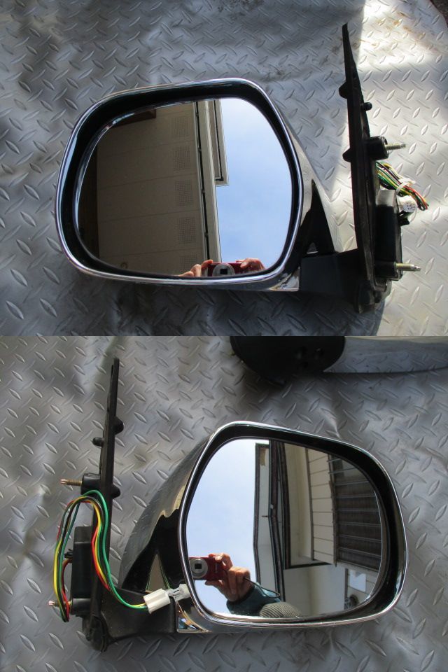  Hiace 200 series automatic door mirror left right plating after market 5P electric storage side mirror stabi Rising fins Regius Ace 200 scratch great number 