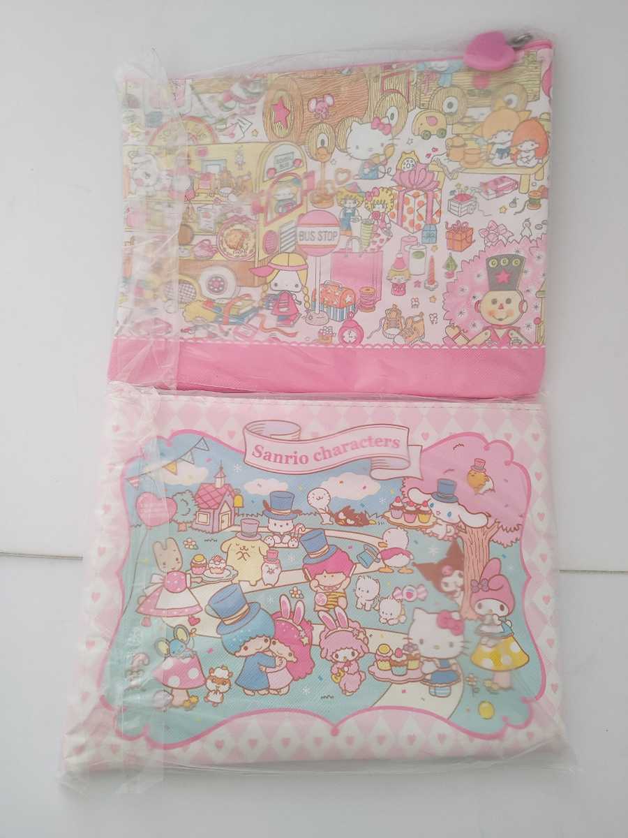  Sanrio character wrapping paper pouch Sanrio friendship club set * unopened *