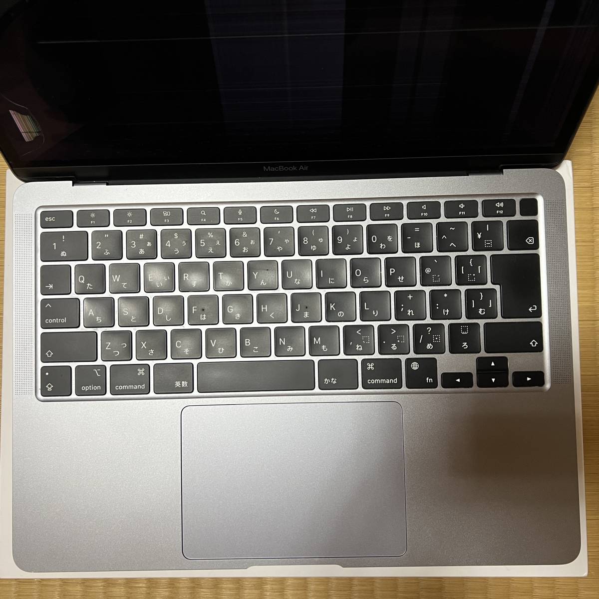 ジャンク ディスプレイ破損 MacBook Air 2020 13インチ M1 16GB/512GB
