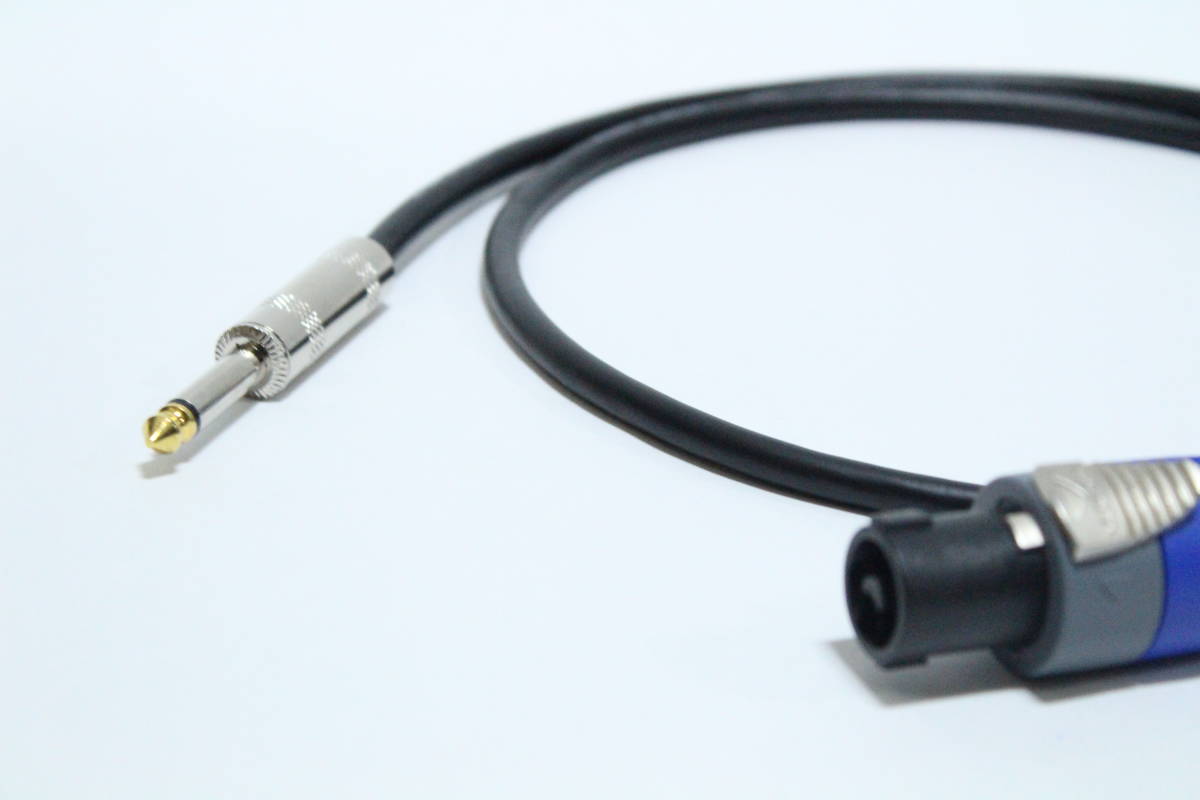 CANARE 4S6 black [ speaker cable 1m TS phone - speakon ] free shipping Canare 