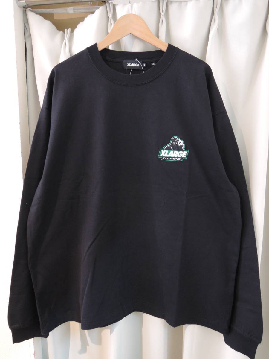 X-LARGE XLARGE エクストララージ OLD OG L/S TEE ブラック XLサイズ 2023最新人気商品 送料￥210～_画像1