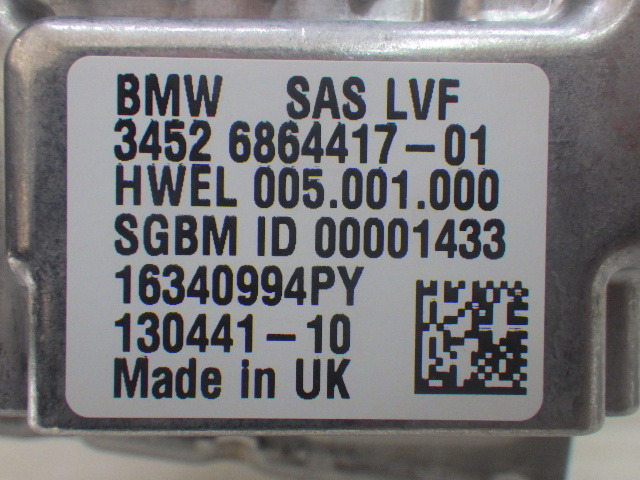 【Y0133】 美品 中古 DLA-1Z06 BMW i3 I01 REX 2015年4月 ナビユニット ヘッドユニット ハイ仕様 ALPINE ALB128 9365761 01 即決_画像5