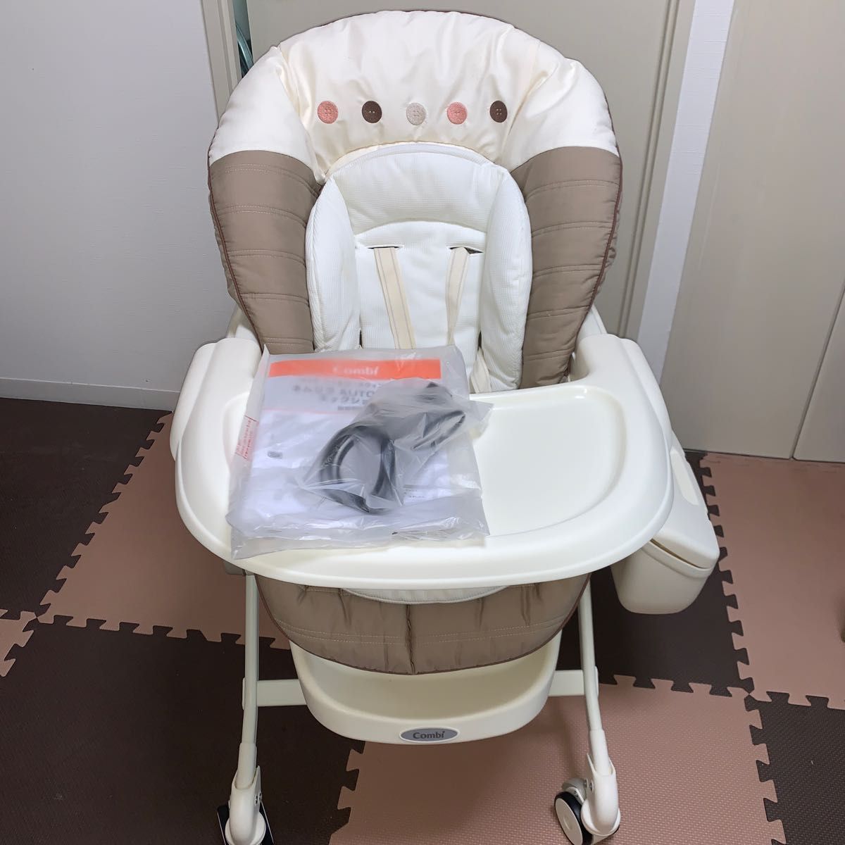 送料込】 【Combi FF コンビネムリラ 送料込み Auto SWING ネムリラ エッグショック】BE ベビーラック ココアブラウン 【電動】【箱/説明書有り】