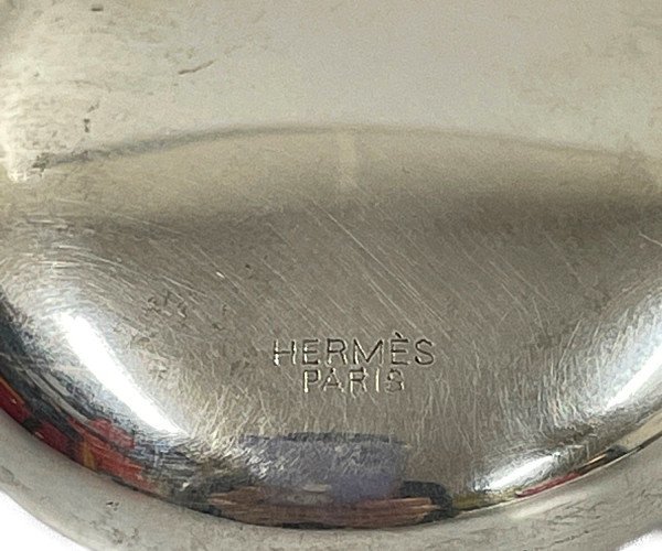 HERMES エルメス ヴィンテージ シルバー パフュームボトル ネックレス
