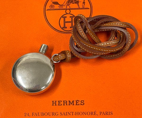 すよう HERMES エルメス ヴィンテージ シルバー パフュームボトル