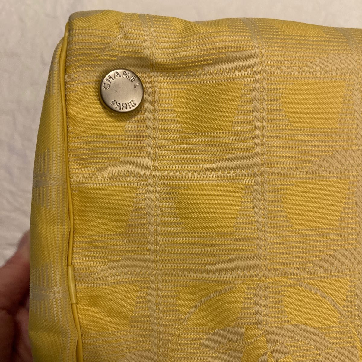 美品 CHANEL シャネル バニティ バッグ ニュートラベルライン イエロー