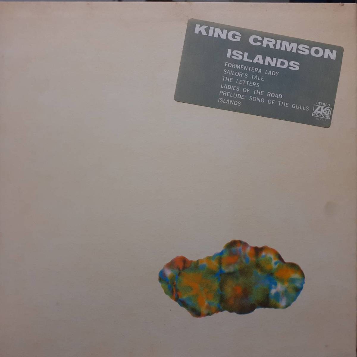 Us Atlantic Original LP! Адрес Бродвей нет! King Crimson / Islands 1972 с SD7212 High Picker! Кейт Типпетт Боз Баррелл