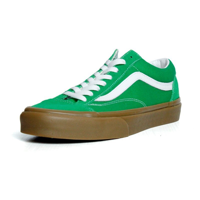 新品 VANS バンズ ヴァンズ US企画 レディース STYLE36 Gum ガムソール 緑 green グリーン US6.5（24.5cm）