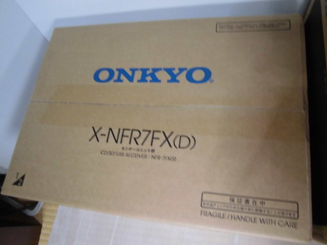 ★未開封・新品★オンキヨー ONKYO X-NFR7FX センターユニット部とスピーカーのセット★ NFR-7FX ハイレゾ対応機器の画像8