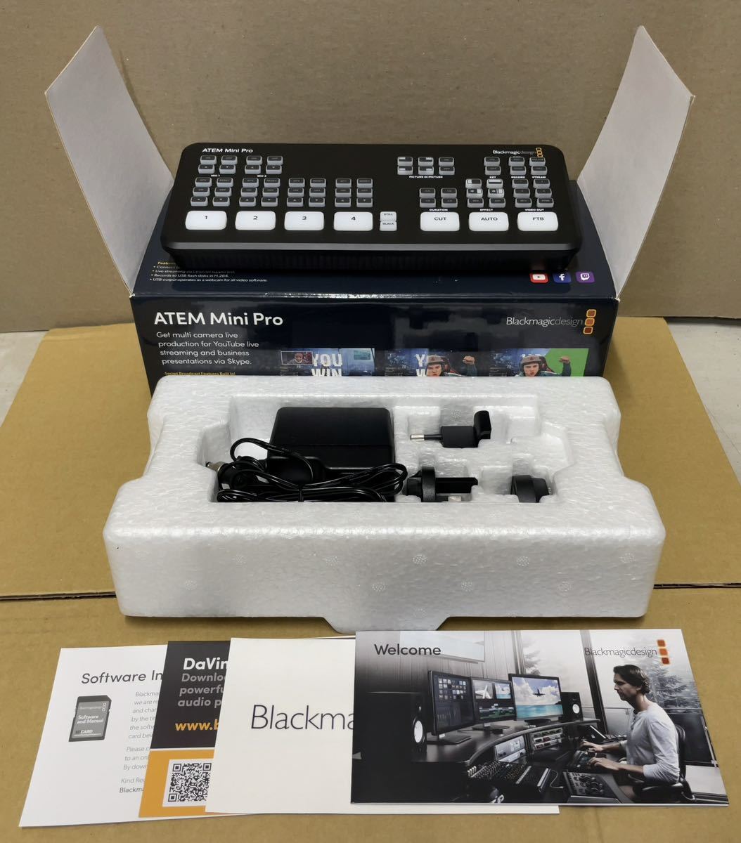 楽天最安値に挑戦】 【新品・未開封】ATEM Media mini Pro ブラック