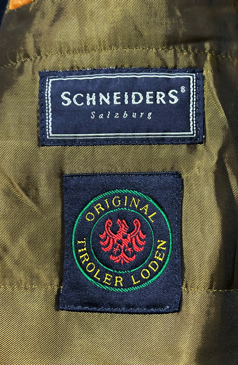 オーストリア製 SCHNEIDERS シュナイダー フーデット オーバー コート 46 ヴァージンウール ローデン グレー _画像5