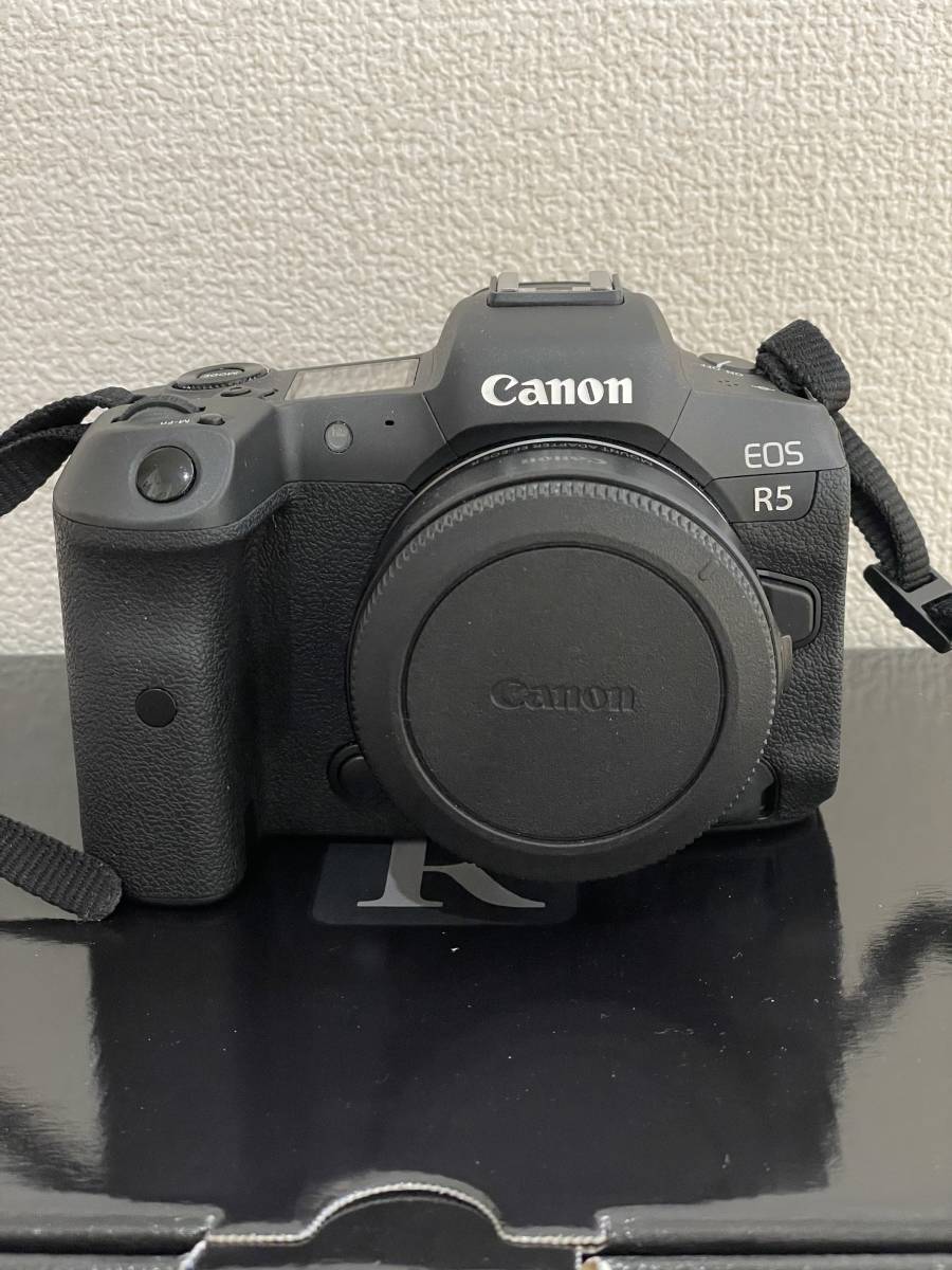 4139　中古美品　Canon キャノン　ミラーレス　一眼カメラ　EOS R5　ボディ　動作確認済み_画像2