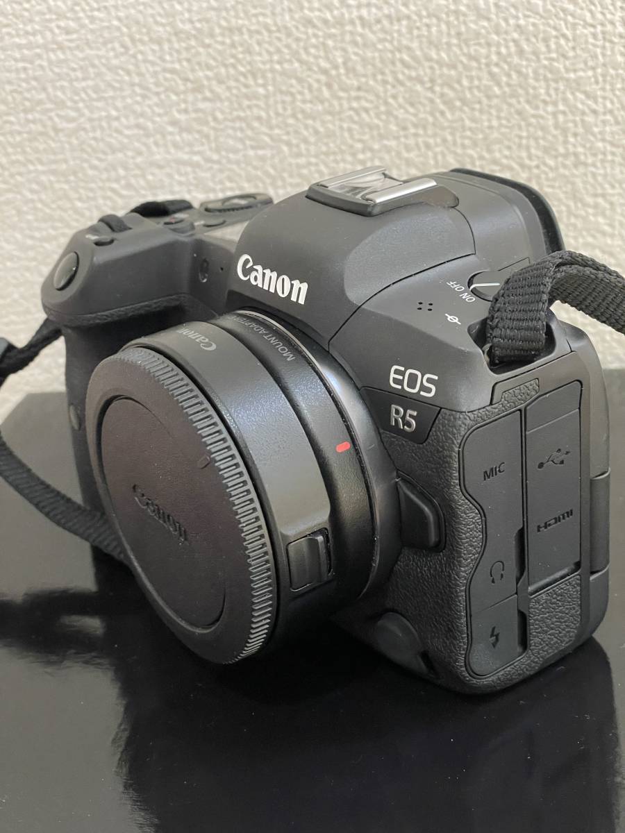 4139　中古美品　Canon キャノン　ミラーレス　一眼カメラ　EOS R5　ボディ　動作確認済み_画像6